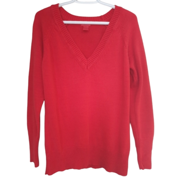 Red Knit Sweater - Picture 1 of 4